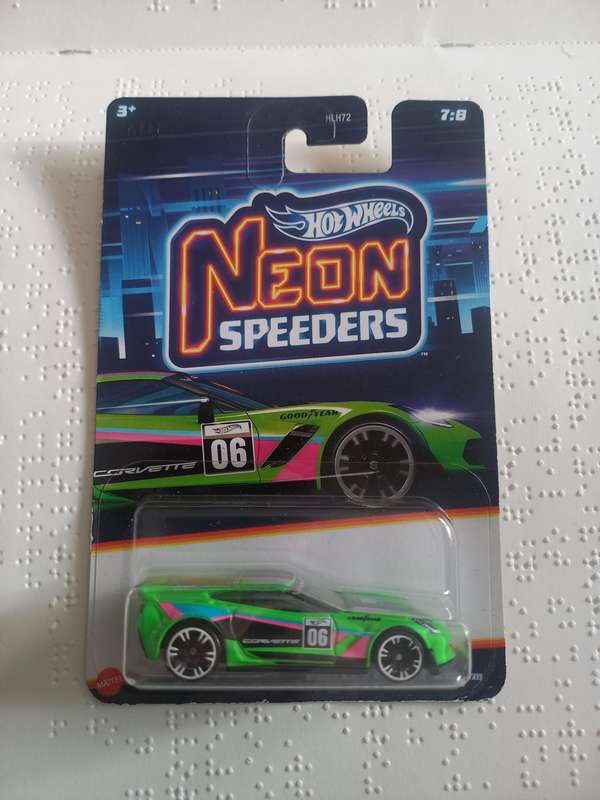 Hotwheels Neon Speeders Chevy Corvette C7 Z06 - non SA colour release - imported