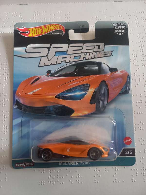 Hotwheels Car Culture Speed Machines Mclaren 720S
