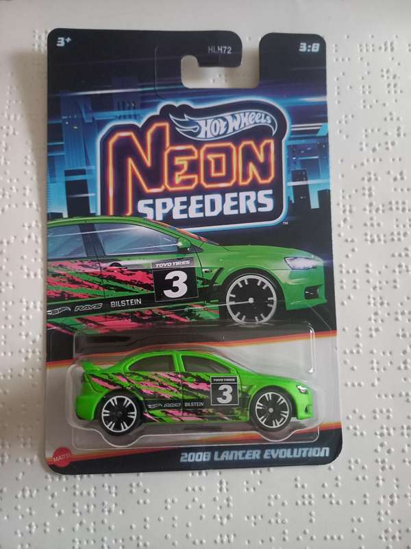 Hotwheels Neon Speeders 2008 Mitsubishi Lancer Evolution