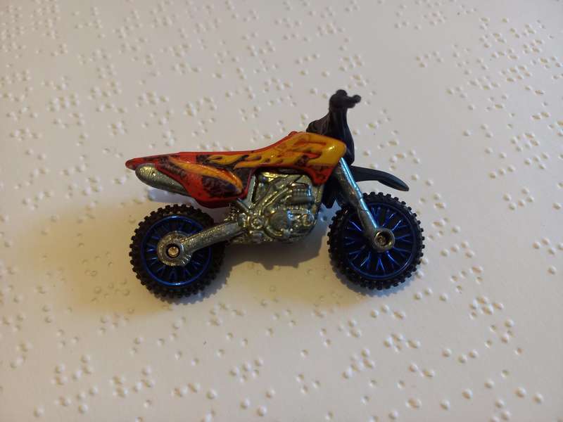 Team Hotwheels HW450F motorcycle