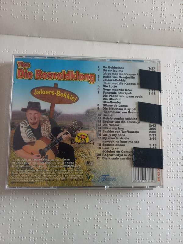 CD - Music - Thys die Bosveldklong jaloers bokkie