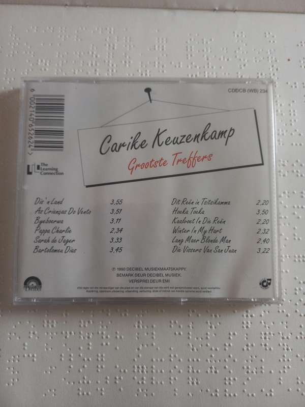 CD - Music - Carike Keuzenkamp grootste treffers