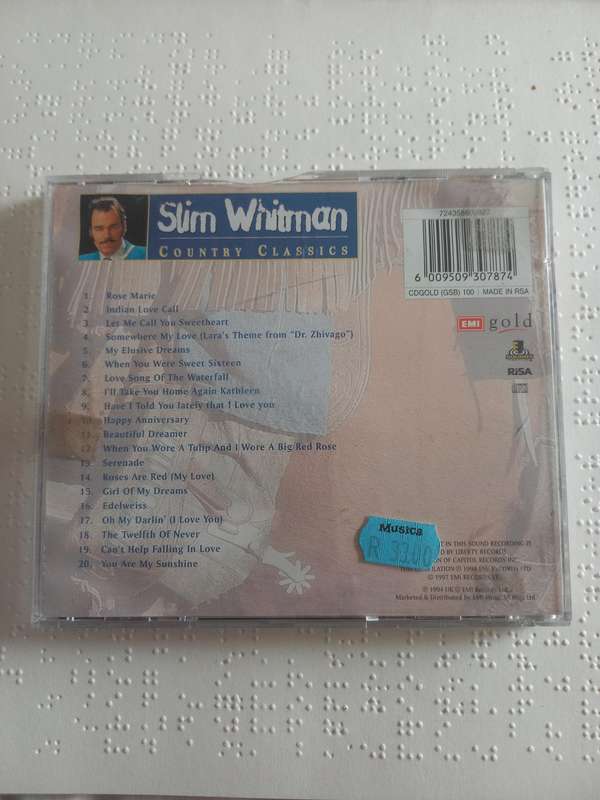 CD - Music - Slim Whitman country classics