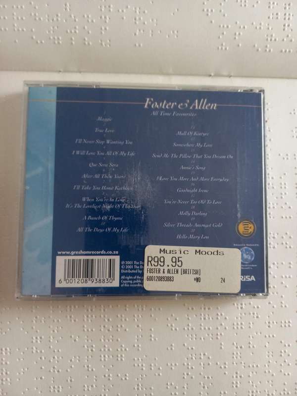 CD - Music - Foster & Allen all time favourites