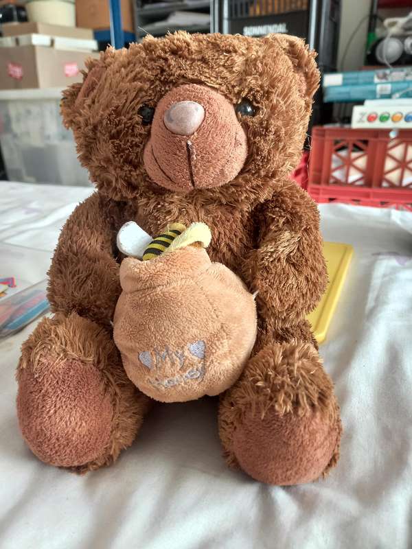Soft toy  - Bear and bee