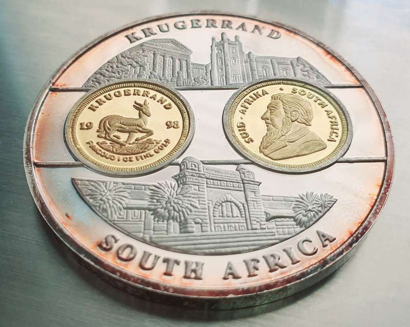 KRUGERRAND SOUTH AFRICA - LAST ONE - IN CAPSULE - RARE