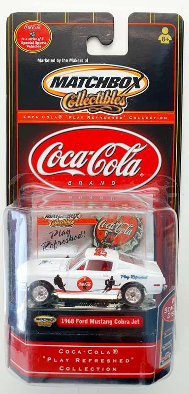 2000 MATCHBOX COLLECTIBLES - COCA-COLA 1968 FORD MUSTANG COBRA JET