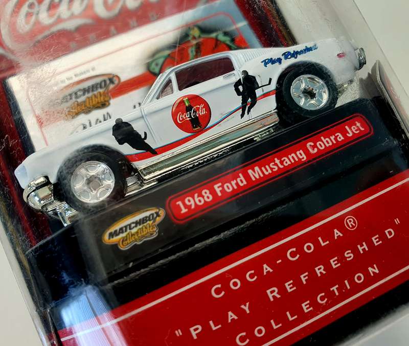 2000 MATCHBOX COLLECTIBLES - COCA-COLA 1968 FORD MUSTANG COBRA JET