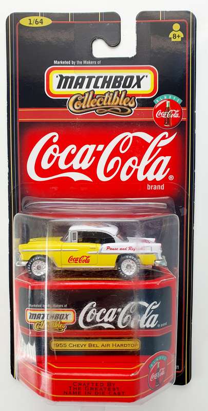 1999 MATCHBOX COLLECTIBLES - COCA-COLA  1955 CHEVY BEL AIR HARD TOP
