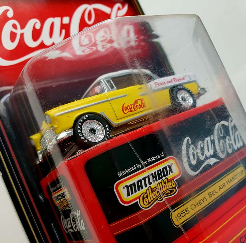 1999 MATCHBOX COLLECTIBLES - COCA-COLA  1955 CHEVY BEL AIR HARD TOP
