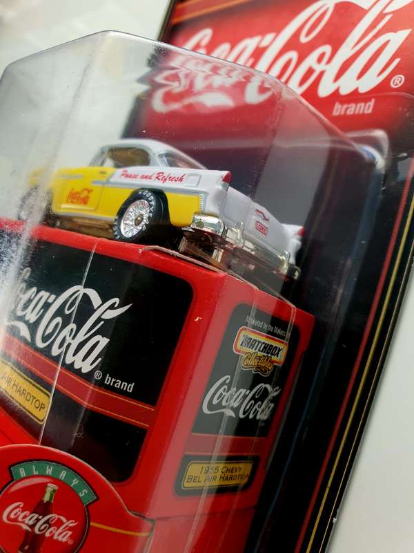 1999 MATCHBOX COLLECTIBLES - COCA-COLA  1955 CHEVY BEL AIR HARD TOP