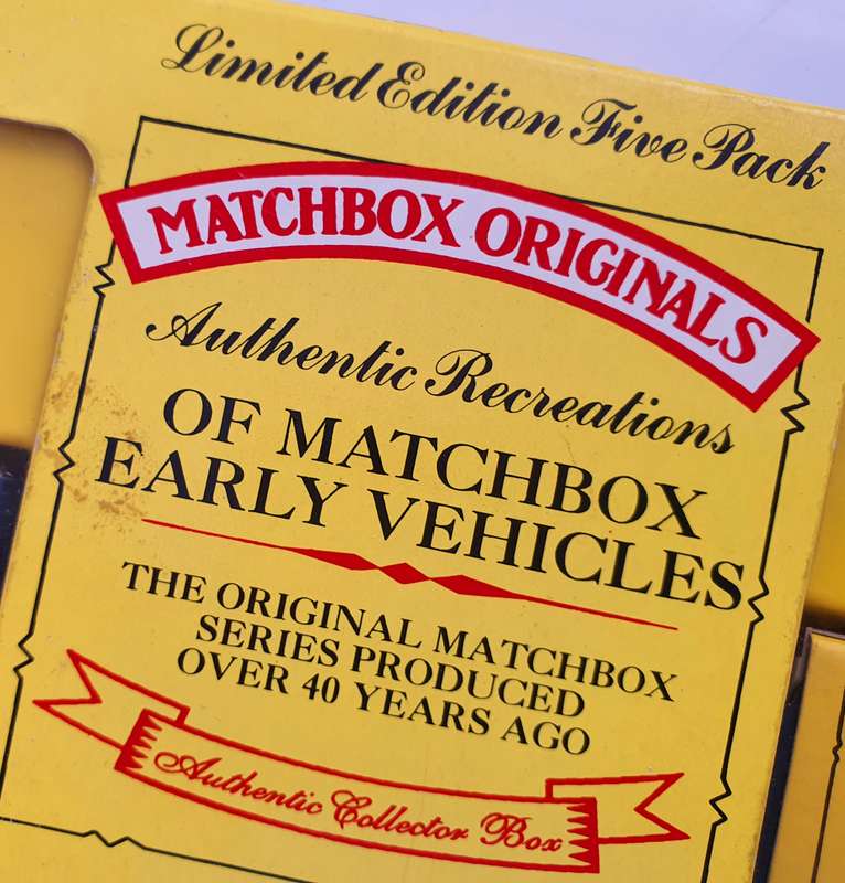 1992 LTD. ED. MATCHBOX MOKO LESNEY - AUTHENTIC COLLECTOR BOX