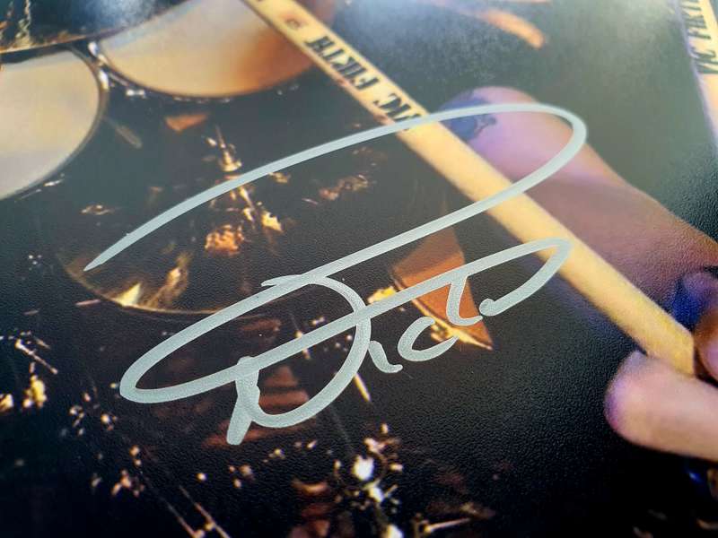 NICKO MCBRAIN (IRON MAIDEN DRUMMER) - AUTHENTIC AUTOGRAPH + COA