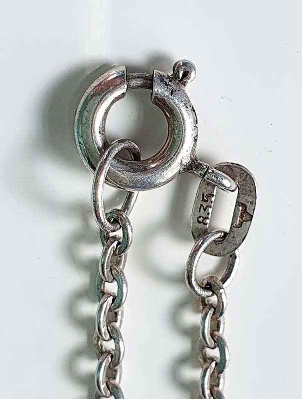4 x VINTAGE 925/ 835 SILVER NECK LACES - BEAUTIFUL 