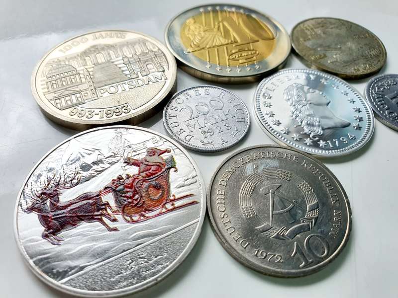 INTERESTING COIN AND MEDAL LOT - HEAVY HITTERS