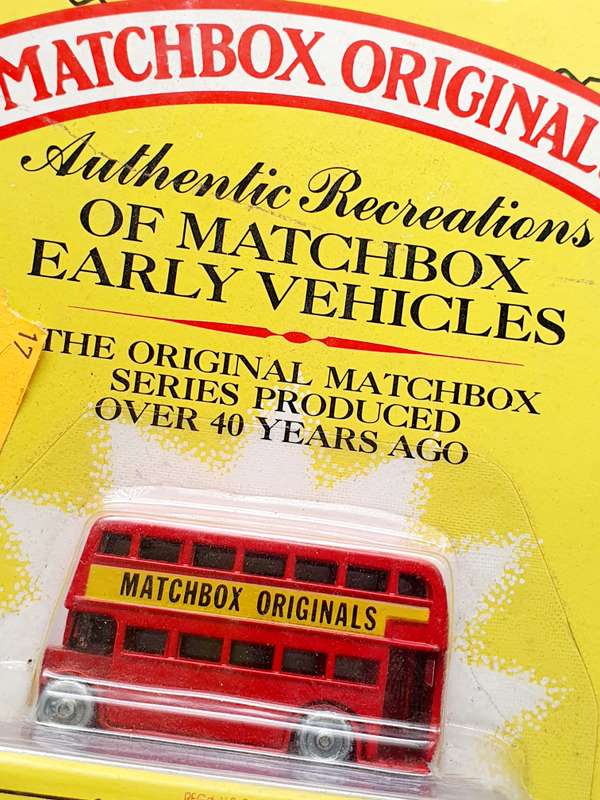LTD. ED. 1992 MOKO LESNEY MATCHBOX ORIGINALS - "THE LONDON BUS"