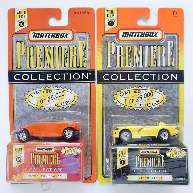 LTD. ED. VTG. MATCHBOX PREMIERE - DOUBLE PACK - RARE