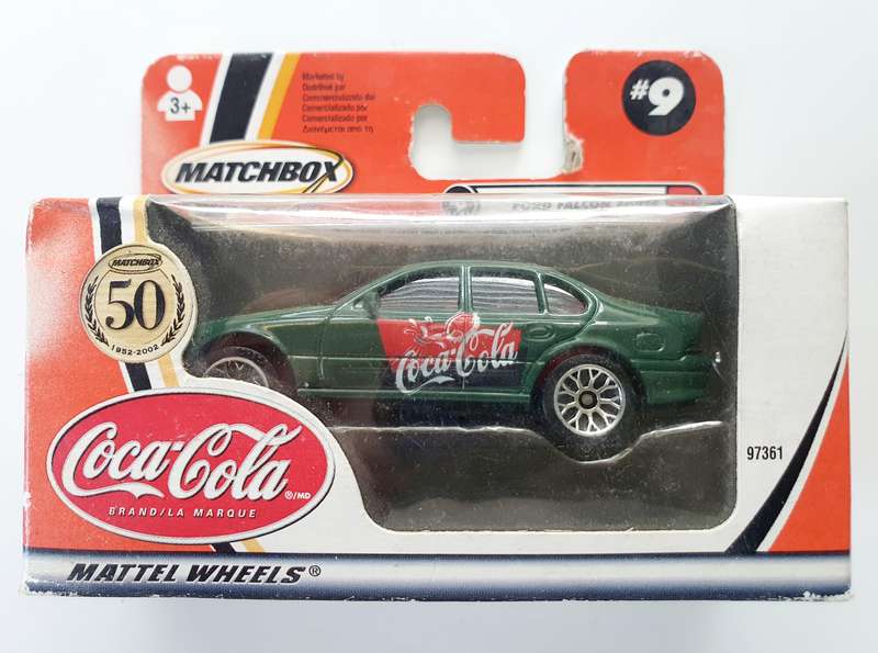 2001 VINTAGE MATCHBOX - COCA COLA - FORD FALCON FORTE