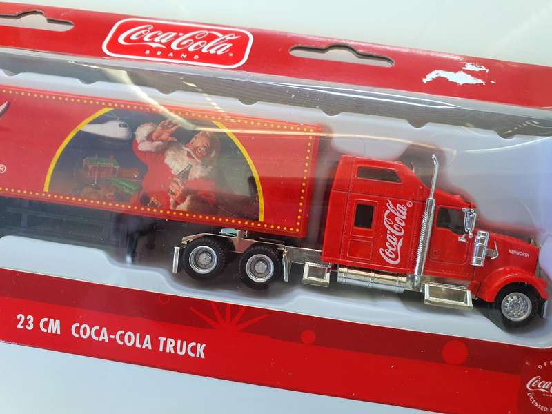 2 HIGHLY COLLECTIBLE CHRISTMAS COCA-COLA COLLECTOR TRUCKS - RARE!!