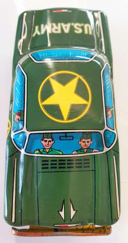 4X 1950 VINTAGE JAPANESE ORIGINAL NOMURA TIN CARS IN EXCELLENT CONDITION - HIGH VALUE COLLECTIBLES
