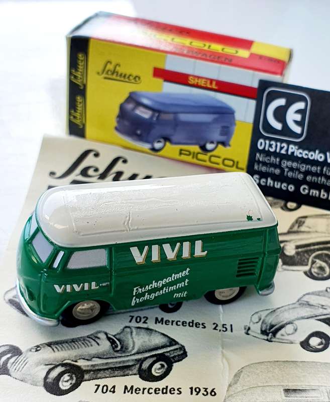 SCHUCO - PICCOLO - VW KASTENWAGEN - "VIVIL" - RARE!!