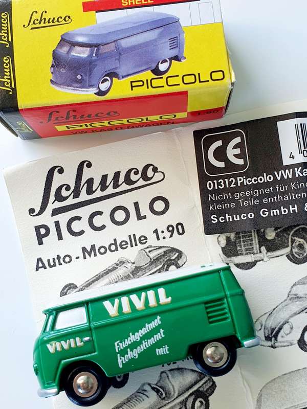 SCHUCO - PICCOLO - VW KASTENWAGEN - "VIVIL" - RARE!!