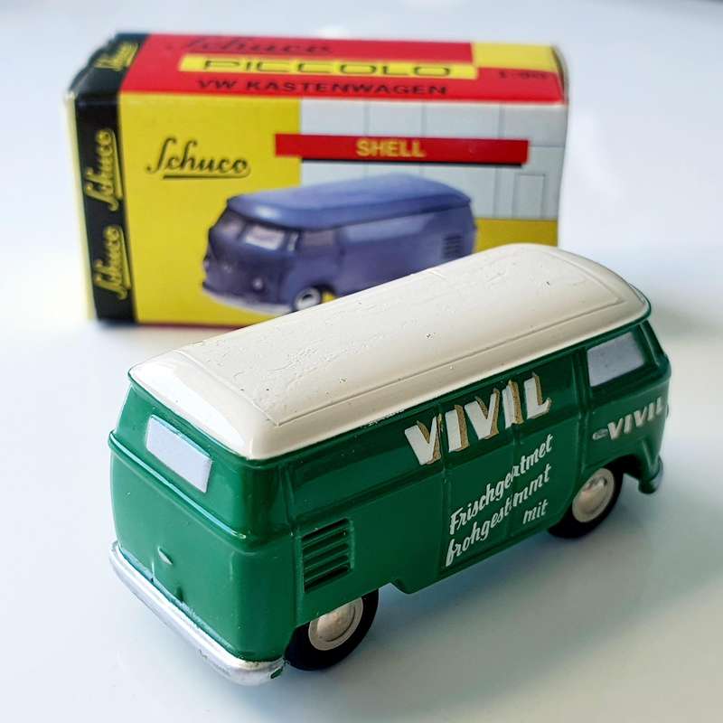 SCHUCO - PICCOLO - VW KASTENWAGEN - "VIVIL" - RARE!!
