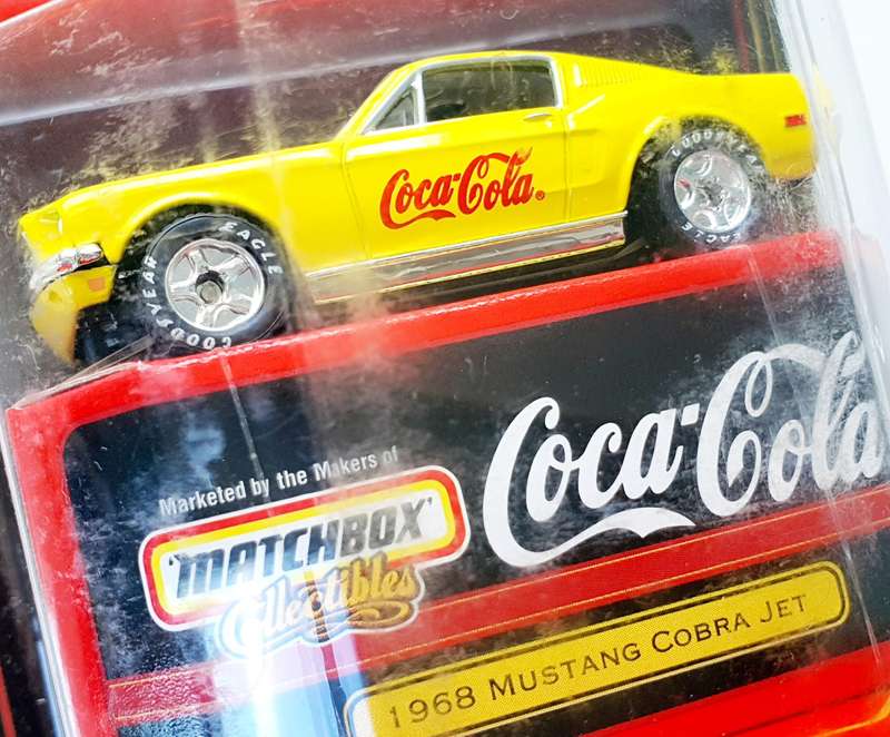 1999 MATCHBOX COLLECTIBLES - COCA COLA 1968 MUSTANG COBRA JET - SEALED