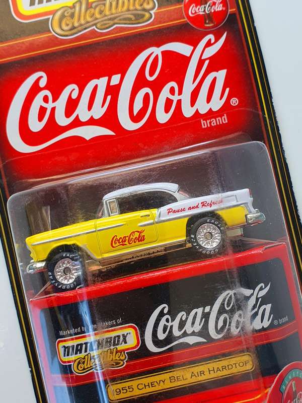 1999 MATCHBOX COLLECTIBLES - COCA-COLA  1955 CHEVY BEL AIR HARD TOP