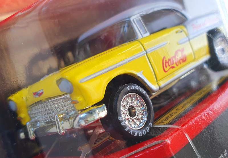 1999 MATCHBOX COLLECTIBLES - COCA-COLA  1955 CHEVY BEL AIR HARD TOP