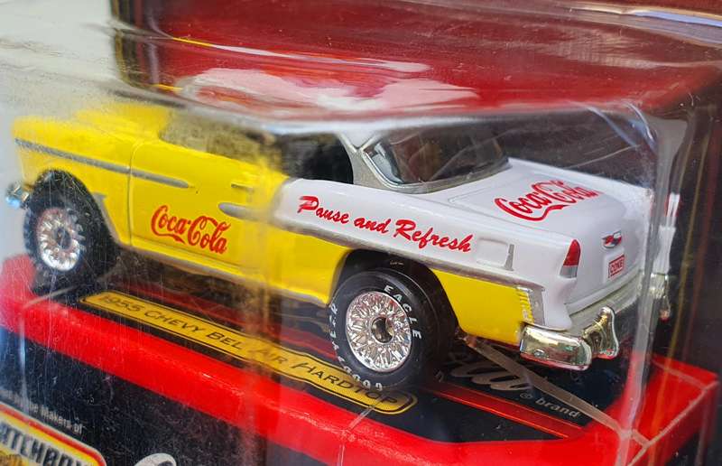 1999 MATCHBOX COLLECTIBLES - COCA-COLA  1955 CHEVY BEL AIR HARD TOP