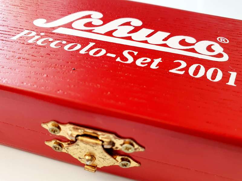 SCHUCO PICCOLO SET 2001 - LIMITED EDITION IN WOODEN DISPLAY BOX - RARE COLLECTOR'S ITEM!
