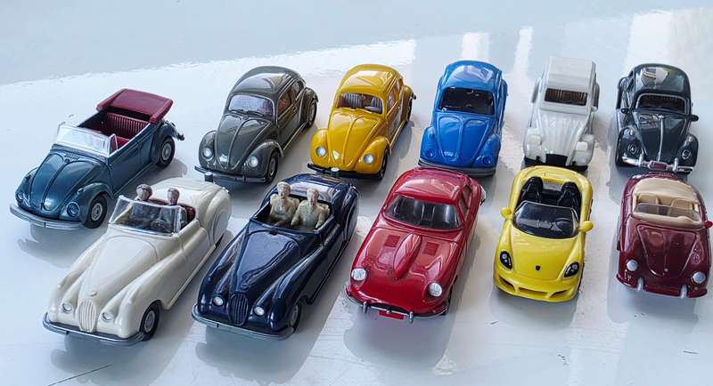 11 x VINTAGE LOT - WIKING/ MPG/ SCHUCO & OTHER