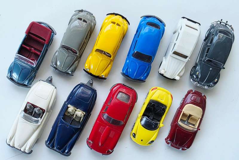 11 x VINTAGE LOT - WIKING/ MPG/ SCHUCO & OTHER