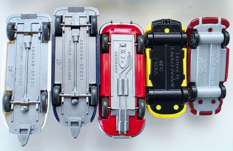11 x VINTAGE LOT - WIKING/ MPG/ SCHUCO & OTHER
