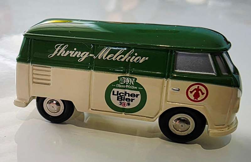 SCHUCO - PICCOLO - VW KASTENWAGEN - "LICHER BIER" - WITH LICHER COLLECTOR'S CATALOGUE - RARE!!