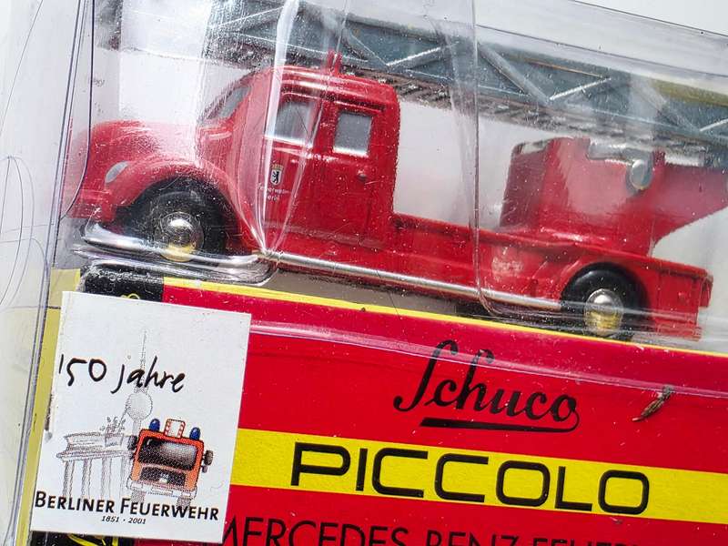 SCHUCO - PICCOLO - MAGIRUS DEUTZ TOW TRUCK - 150 YEARS OF THE BERLIN FIRE DEPARTMENT - WUNDERSCHÖN