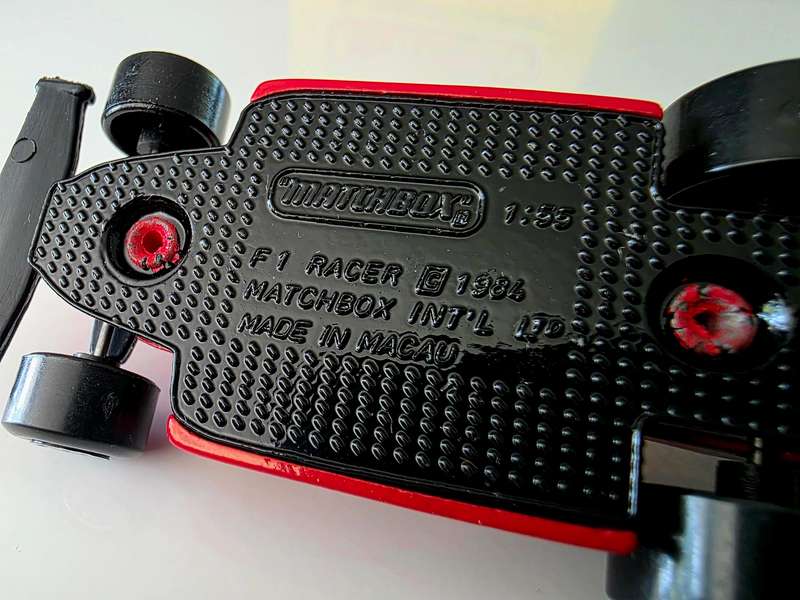 1983 MATCHBOX F1 RACER - MADE IN MACAU - INSANELY GOOD CONDITION