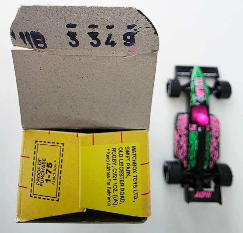 1988 MATCHBOX MB74 GRAND PRIX RACER - MADE IN THAILAND