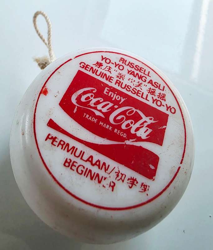 GENUINE VINTAGE COCA-COLA RUSSELL YOYO YANG ASLI - BEGINNERS VERSION