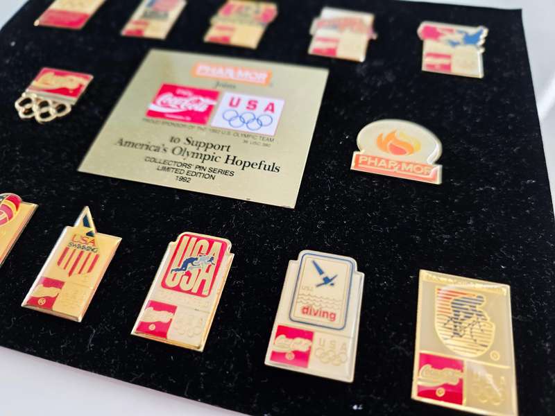 1992 COCA-COLA LTD. ED. OLYMPIC PIN COLLECTORS SERIES 36/ 380