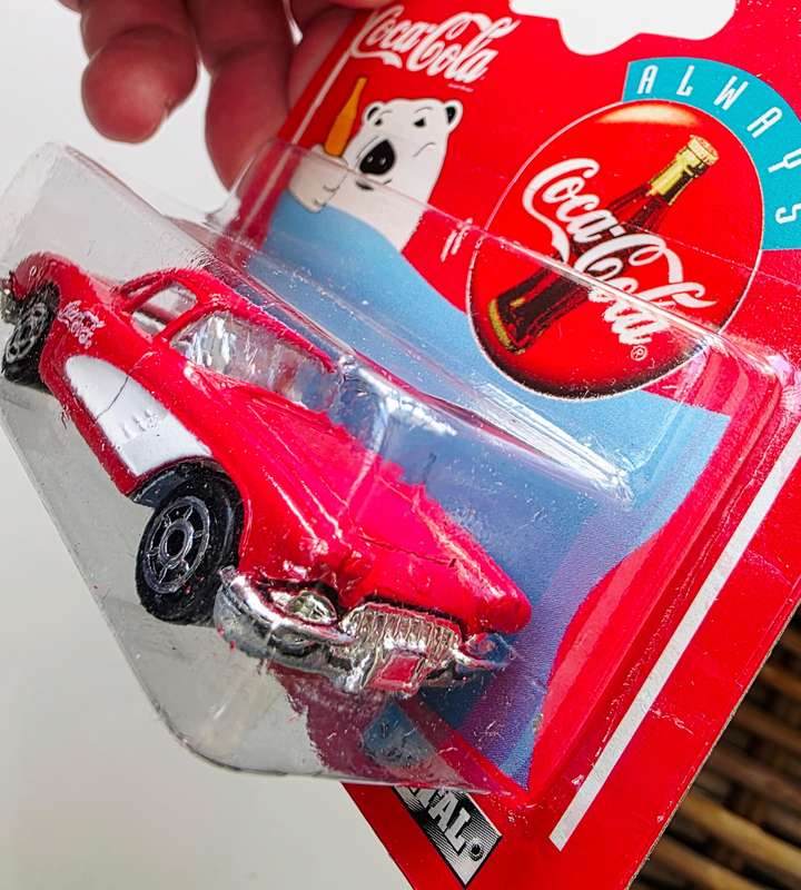 1997 MAJORETTE - COCA COLA CHEVROLET CORVETTE 58 - METAL