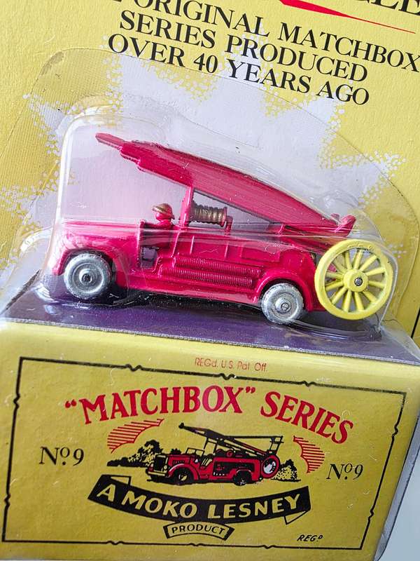 1992 LTD. ED. MATCHBOX ORIGINALS - AUTHENTIC RECREATIONS - NO. 9 THE FIRE ENGINE