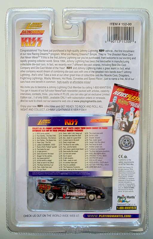 1997 JOHNNY LIGHTENING - KISS #27 RACING DREAMS - TOTALLY INSANE