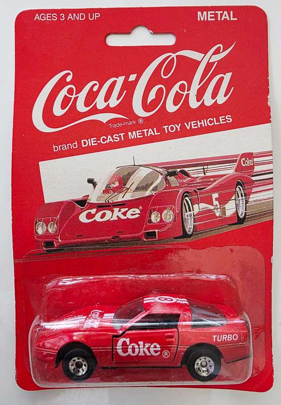 ***1979*** HARTOY INC. COCA COLA FERRARI - IN ORIGINAL BLISTER PACK - ABSOLUTELY CRAZYNESS