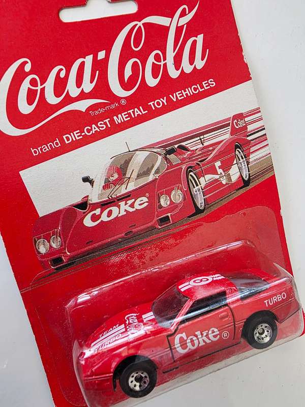 ***1979*** HARTOY INC. COCA COLA FERRARI - IN ORIGINAL BLISTER PACK - ABSOLUTELY CRAZYNESS