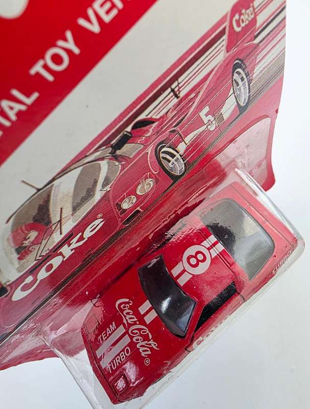 ***1979*** HARTOY INC. COCA COLA FERRARI - IN ORIGINAL BLISTER PACK - ABSOLUTELY CRAZYNESS