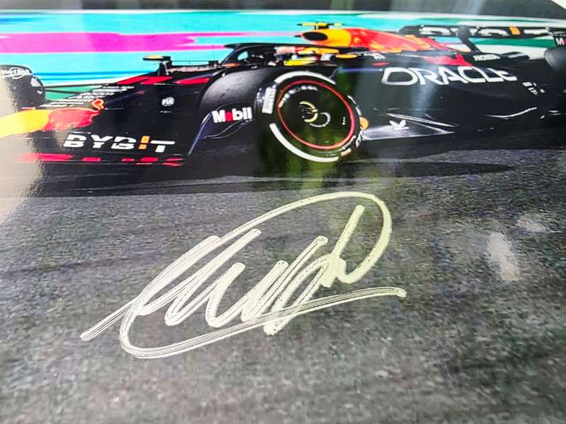 **MAX VERSTAPPEN** AUTHENTIC AUTOGRAPH - 100% ORIGINAL
