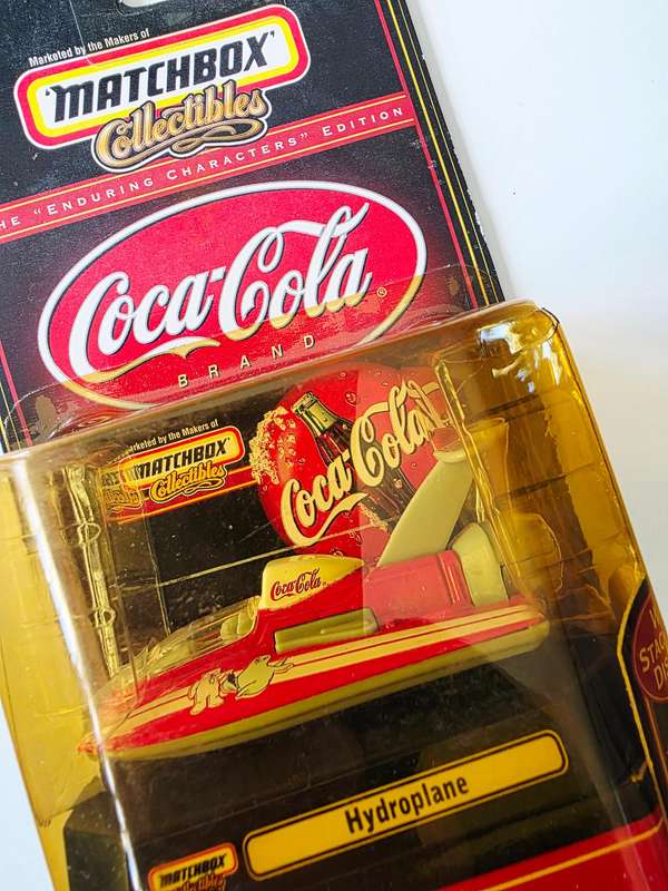 1999 MATCHBOX COLLECTIBLES  COCA COLA - SUPER RARE HYDROPLANE