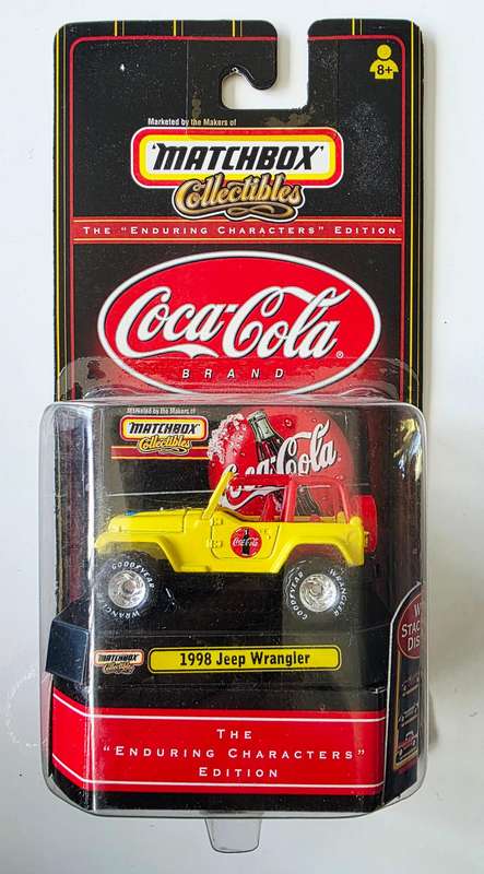 1999 MATCHBOX COLLECTIBLES  COCA COLA - 1998 JEEP WRANGLER